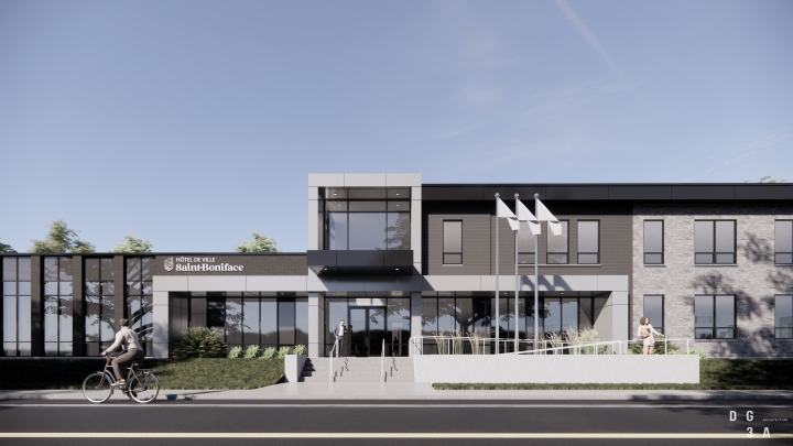 Communiqué de presse - Le Conseil municipal de Saint-Boniface donne le feu vert au projet de réaménagement de l'Hôtel de Ville