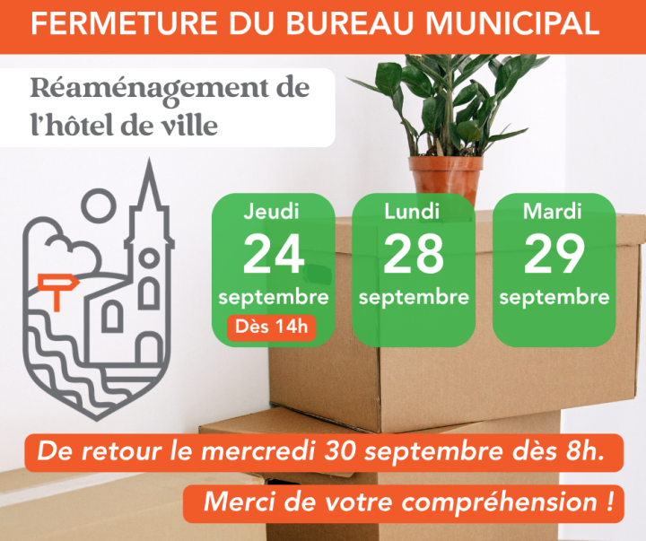 Communiqué de presse - Réaménagement de l'hôtel de ville