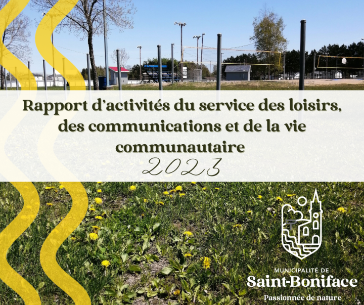 Rapport d'activités du service des loisirs, des communications et de la vie communautaire 2023