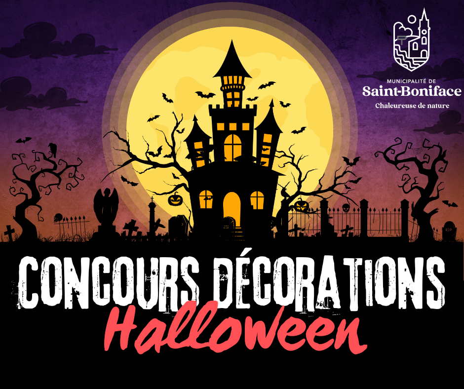 Affiche du concours d'Halloween