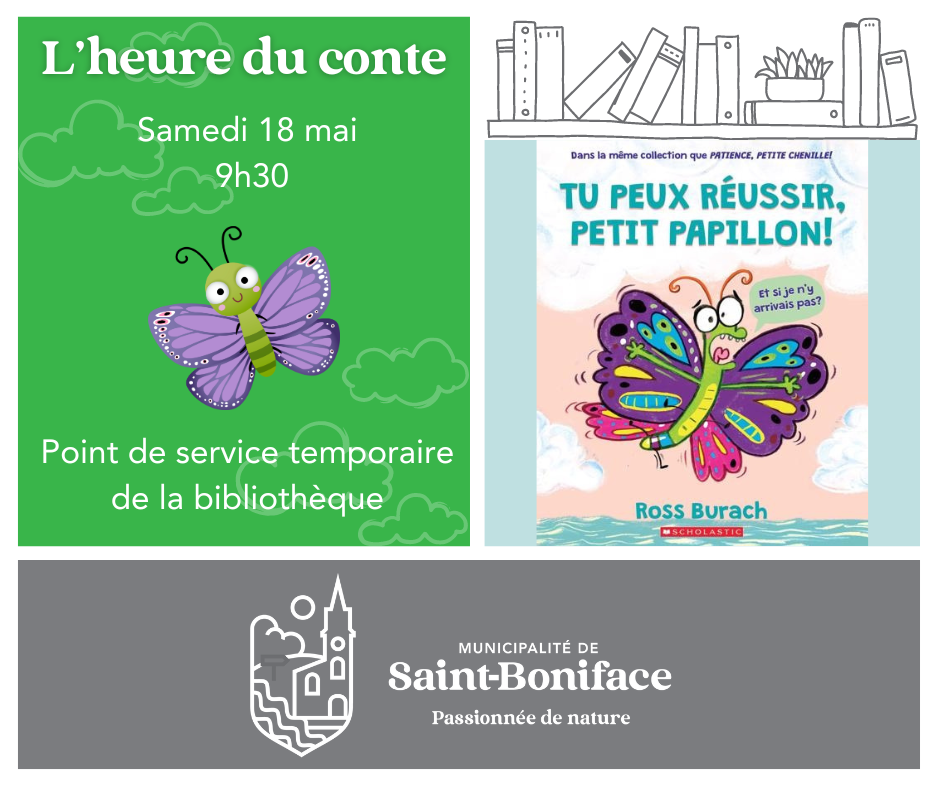 Heure du conte - 18 mai 2024